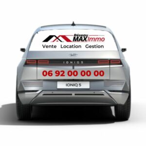 Flocage véhicule vitre arrière