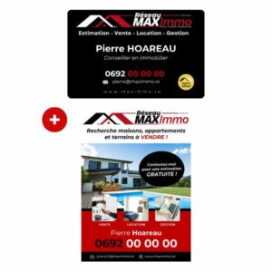 500 cartes + 1000 flyers