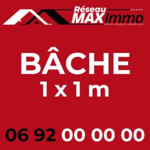 Bâche vinyle 1 x 1 m
